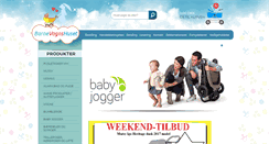 Desktop Screenshot of barnevognshuset.dk